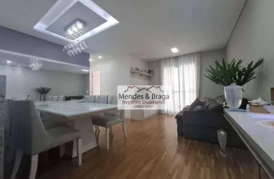 Apartamento com 3 dormitórios à venda, 78 m² por r$ 755.000,00 - vila augusta - guarulhos/sp