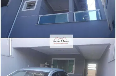 Sobrado à venda, 185 m² por r$ 690.000,00 - jardim city - guarulhos/sp