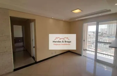 Apartamento com 2 dormitórios para alugar, 64 m² por r$ 3.323,56/mês - vila augusta - guarulhos/sp