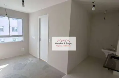 Apartamento com 2 dormitórios à venda, 36 m² por r$ 350.000,00 - vila augusta - guarulhos/sp