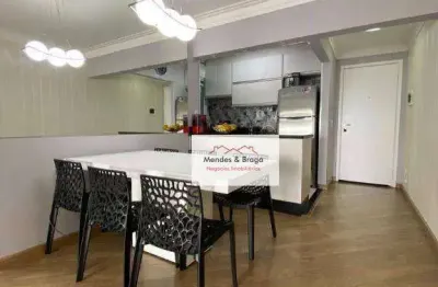 Apartamento com 3 dormitórios à venda, 75 m² por r$ 699.900,00 - vila augusta - guarulhos/sp