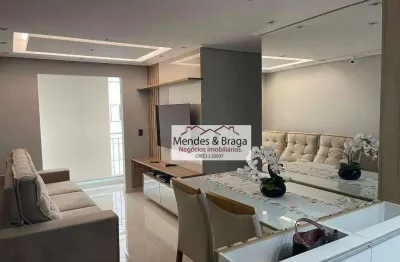Apartamento com 3 dormitórios à venda, 62 m² por r$ 580.000,00 - cecap - guarulhos/sp