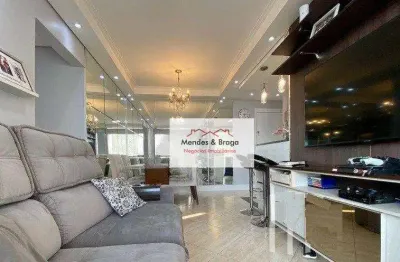 Apartamento com 2 dormitórios à venda, 61 m² por r$ 583.900,00 - vila augusta - guarulhos/sp