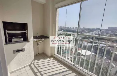Apartamento com 2 dormitórios para alugar, 64 m² por r$ 3.093,56/mês - vila augusta - guarulhos/sp