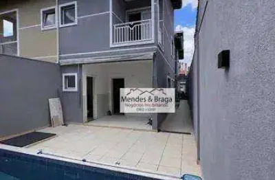 Sobrado com 3 dormitórios à venda, 190 m² por r$ 1.199.000,00 - jardim vila galvão - guarulhos/sp