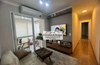 Apartamento com 2 dormitórios à venda, 66 m² por r$ 639.900,00 - jardim flor da montanha - guarulhos/sp