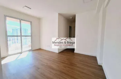Apartamento com 2 dormitórios para alugar, 52 m² por R$ 2.332,58/mês - Vila Paulista - Guarulhos/SP