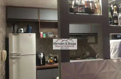 Apartamento com 2 dormitórios à venda, 45 m² por r$ 220.000,00 - água chata - guarulhos/sp