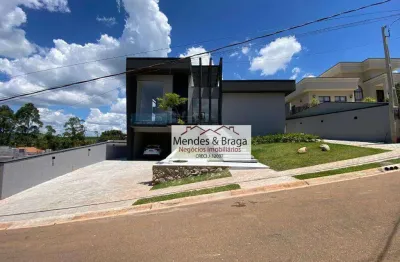Casa com 3 dormitórios à venda, 335 m² por r$ 3.250.000,00 - condomínio residencial shamballa iii - atibaia/sp