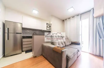 Apartamento com 2 dormitórios à venda, 38 m² por r$ 380.000,00 - canindé - são paulo/sp
