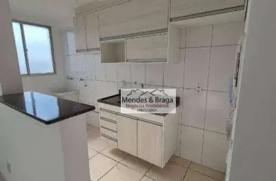 Apartamento com 2 dormitórios, 45 m² - venda por r$ 320.000,00 ou aluguel por r$ 1.963,39/mês - vila augusta - guarulhos/sp