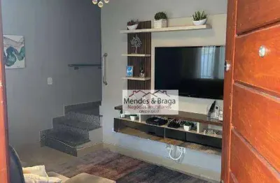 Sobrado com 3 dormitórios à venda, 71 m² por r$ 595.000,00 - vila nivi - são paulo/sp