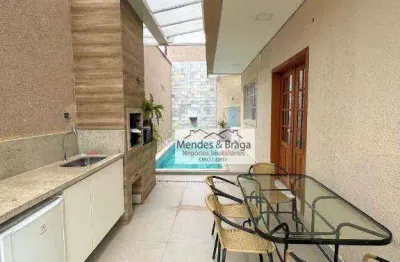 Sobrado com 3 dormitórios à venda, 220 m² por r$ 1.290.000,00 - vila augusta - guarulhos/sp