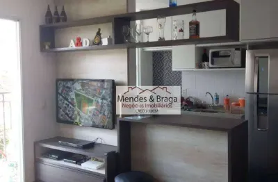 Apartamento com 2 dormitórios à venda, 50 m² por r$ 380.000,00 - vila augusta - guarulhos/sp