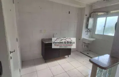 Apartamento com 2 dormitórios para alugar, 43 m² por r$ 1.764,20/mês - cocaia - guarulhos/sp