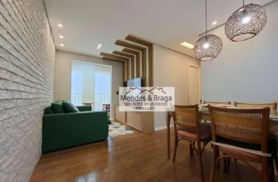 Apartamento com 2 dormitórios à venda, 57 m² por r$ 460.000,00 - vila paulista - guarulhos/sp