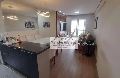 Apartamento para alugar, 57 m² por R$ 3.248,30/mês - Vila Paulista - Guarulhos/SP