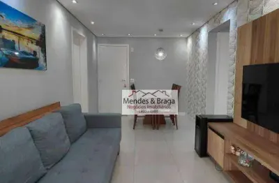 Apartamento com 2 dormitórios à venda, 64 m² por R$ 670.000,00 - Vila Augusta - Guarulhos/SP