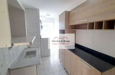Apartamento com 2 dormitórios para alugar, 52 m² por R$ 2.559,35/mês - Vila Endres - Guarulhos/SP