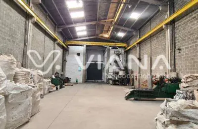 Galpão comercial à venda no bairro vila são pedro em santo andré.