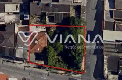 Terreno 466,00m2  à venda no jardim santo andré na cidade de santo andré