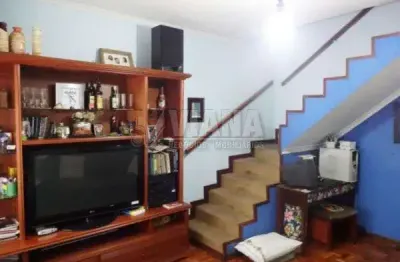 Sobrado  com   dois quartos à  venda  no bairro sacadura cabral , santo andré
