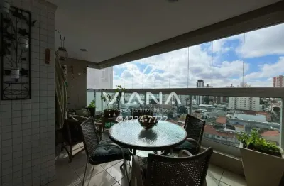 Apartamento 123m² à venda com 3 suítes e 3 vagas - santa paula, são caetano do sul