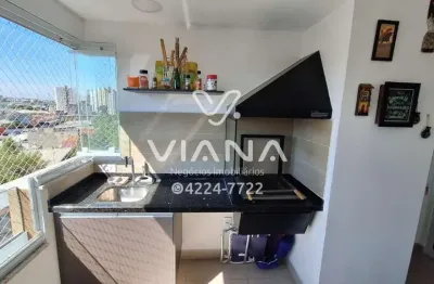 Apartamento com 2 suítes e varanda gourmet no bairro fundação em são caetano