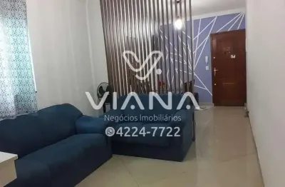 Apartamento mobiliado com suíte e 2 vagas na vila alzira -  com vista livre