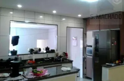 Casa para venda em santo andré, parque capuava, 3 dormitórios, 1 suíte, 1 banheiro, 2 vagas