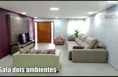 Sobrado para venda em santo andré, vila assunção, 3 dormitórios, 1 suíte, 2 banheiros, 4 vagas