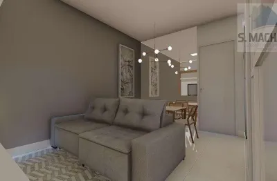 Apartamento para venda em santo andré, jardim das maravilhas, 2 dormitórios, 1 banheiro, 1 vaga