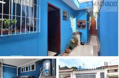 Casa para venda em santo andré, jardim utinga, 2 dormitórios, 1 banheiro, 2 vagas