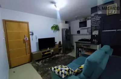 Apartamento para venda em santo andré, parque oratório, 2 dormitórios, 1 suíte, 1 banheiro, 2 vagas