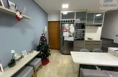 Apartamento para venda em santo andré, parque industriario, 2 dormitórios, 1 suíte, 3 banheiros, 1 vaga