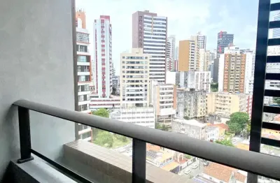 Apartamento tipo Studio à venda,  25m, quarto e cozinha integrados, banheiro social, varanda