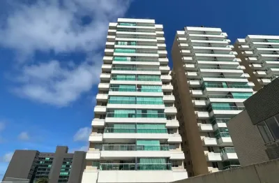 Apartamento para locação, 3/4, suíte, varanda,vista mar, 02 vagas garagem
