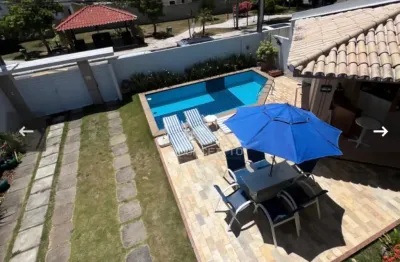 Casa para locação em condomínio com 02 pavimentos,3/4, suite, varanda, 03 vagas garagem