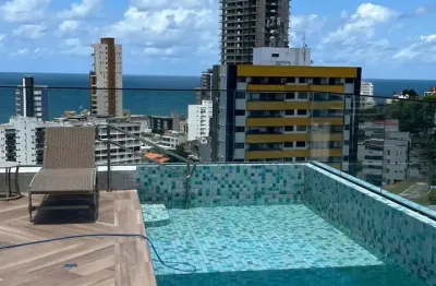 Apartamento à venda, 1/4, suíte, mobiliado, vista mar