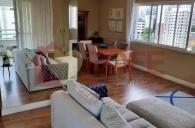 Apartamento de 137m², 3 suítes na vila olímpia, andar alto, vista livre e 3 vagas, com lazer