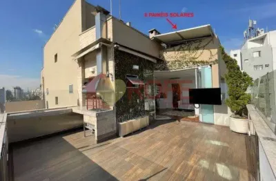 Cobertura com 3 dormitórios à venda, 121 m² por r$ 1.399.999,90 - campo belo - são paulo/sp