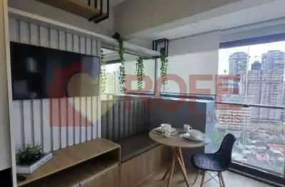 Studio com 1 dormitório para alugar, 28 m² por r$ 4.112,59/mês - brooklin - são paulo/sp