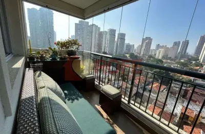 Apartamento com 3 dormitórios à venda, 117 m² varanda gourmet- brooklyn - são paulo/sp