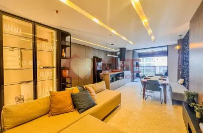 105 metros, 3 dormitórios, 2 vagas e depósito, lavabo, varanda gourmet