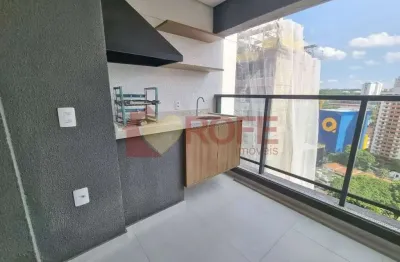 Apartamento à venda, 61m², 2 quartos, varanda com  churrasqueira, 1 vaga - brooklin
