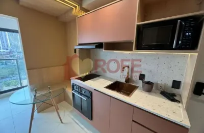 Studio para alugar, 25 m² por r$ 3.900,00/mês - brooklin - são paulo/sp