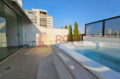 Cobertura à venda, 98m², 2 quartos(1 suíte), varanda, jacuzzi, 1 vaga. campo belo - são paulo/sp