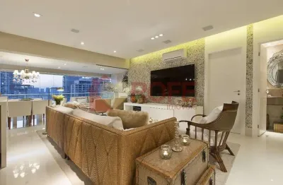 Apartamento de 138 m² à venda no brooklin. 3 quartos (1 suíte com hidro e 2 chuveiros) e 2 vagas.