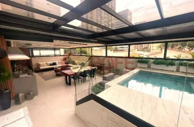 Apartamento garden alto padrão, 220m2, 3 suites, 3 vagas de garagem, lazer completo, vila olímpia,