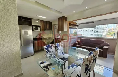 Apartamento para locação, 51m², mobiliado, varanda, 1 quarto fechado, 1 vaga. campo belo/sp